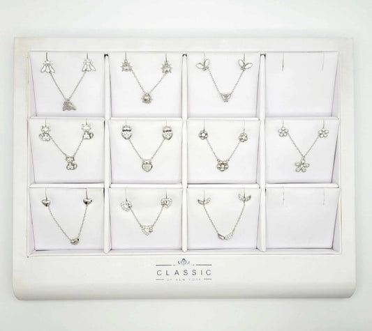 Classic of New York Children's Earring and Necklace Set - 10 Unique Designs