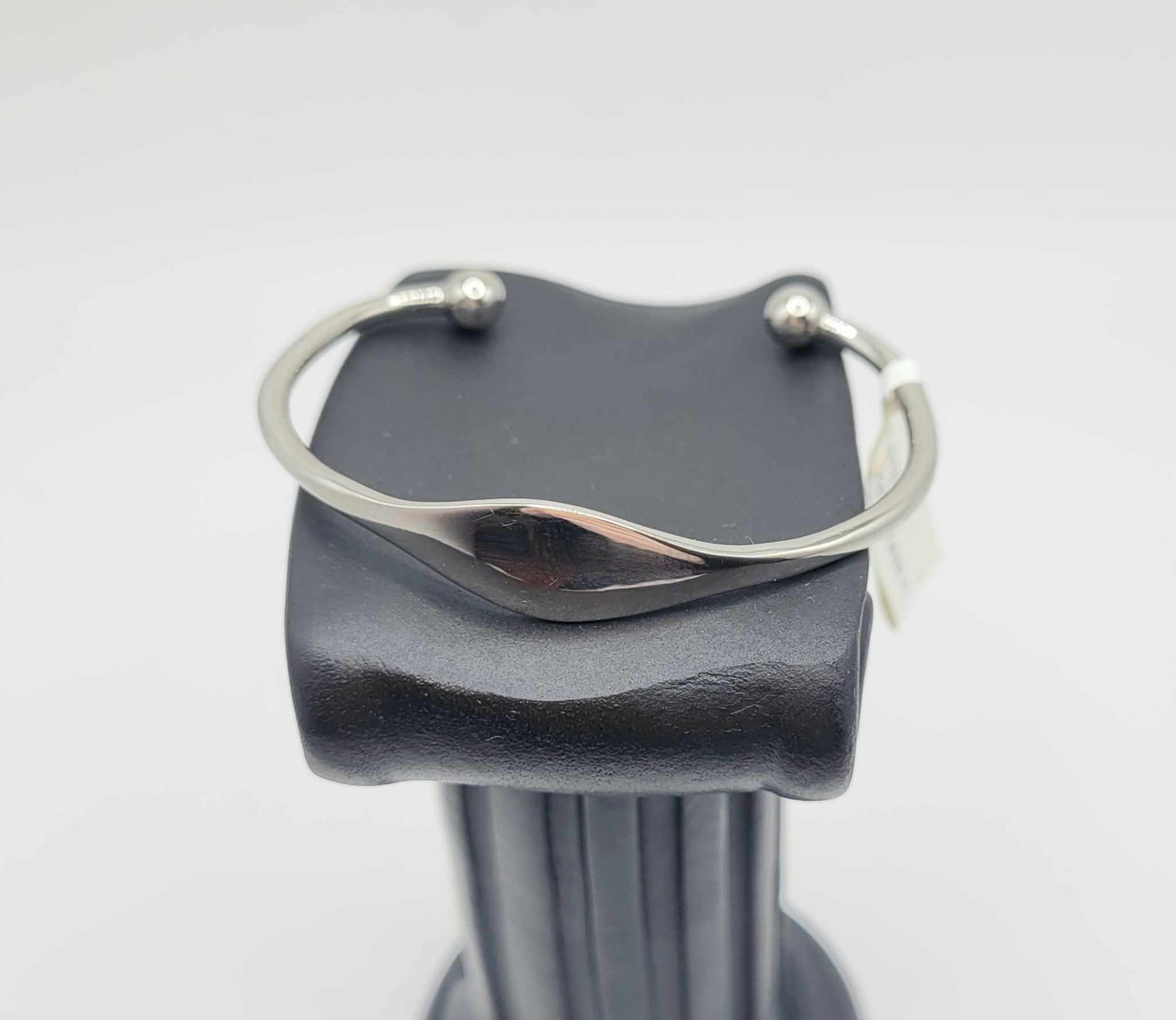 Jolie Children's Stainless Steel Cuff Bracelet with Ball Design